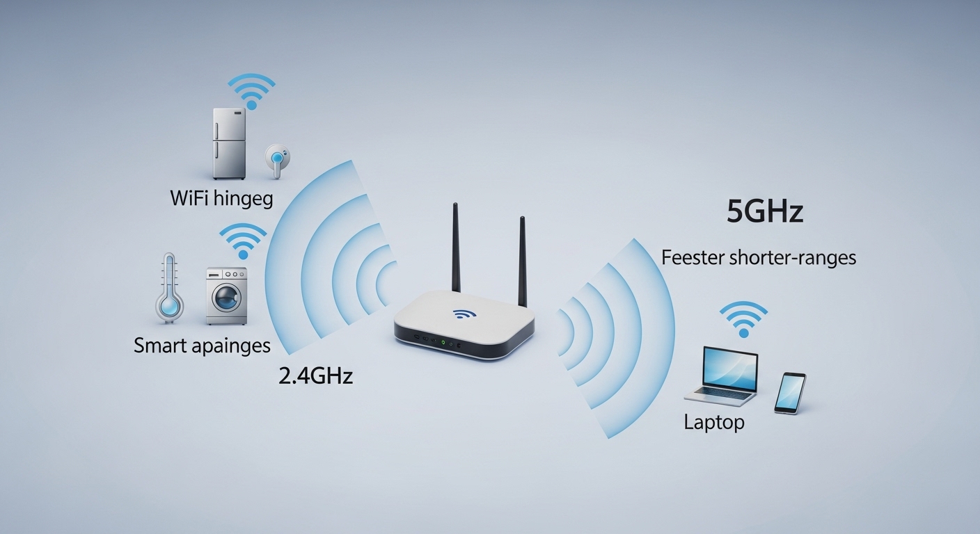 Smart appliance wifi connectivity 2.4ghz diagram