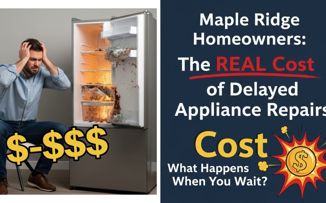 The Hidden Costs of Delaying Appliance Repairs: What Maple Ridge Homeowners Pay When They Wait