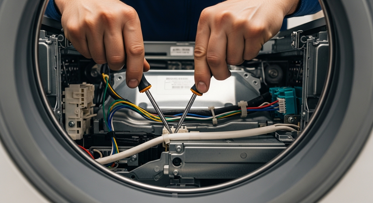 Chart showing a cost breakdown for washing machine repairs