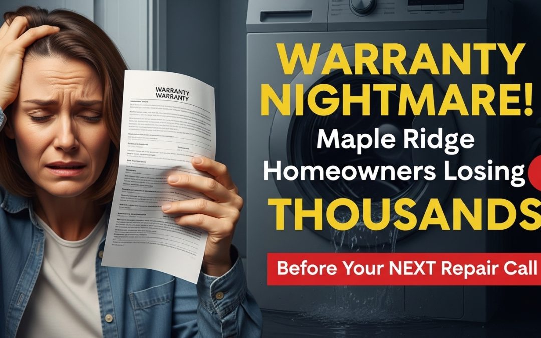 Common Appliance Warranty Mistakes That Cost Maple Ridge Homeowners Thousands: What to Know Before Your Next Repair Call