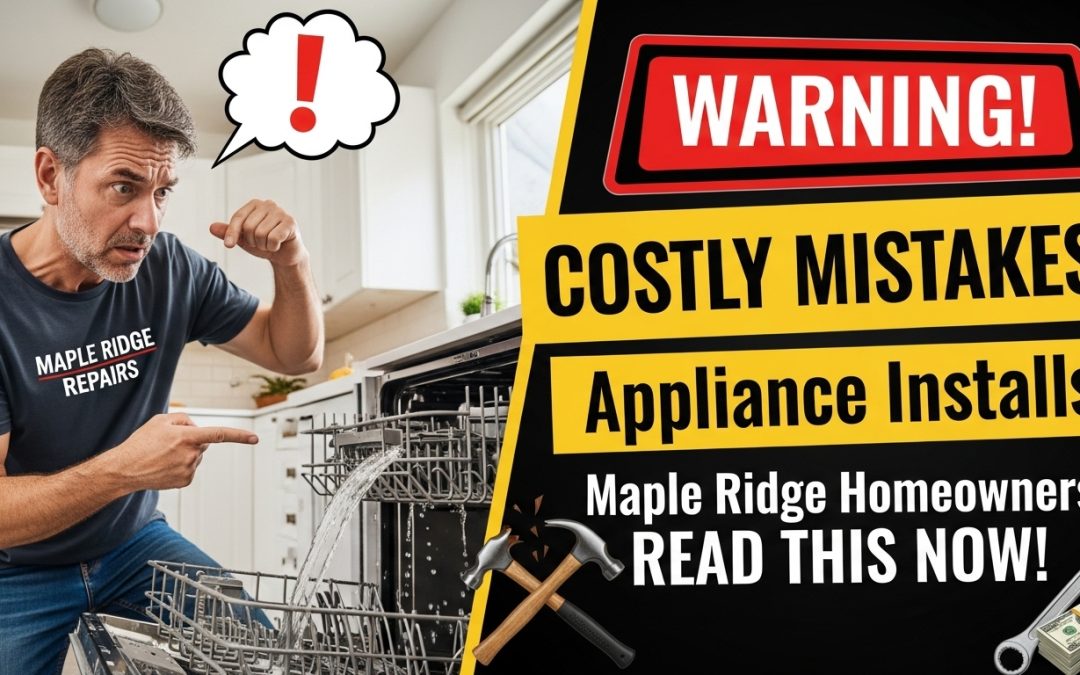 Appliance Installation Mistakes That Lead to Expensive Repairs: What Maple Ridge Homeowners Must Avoid