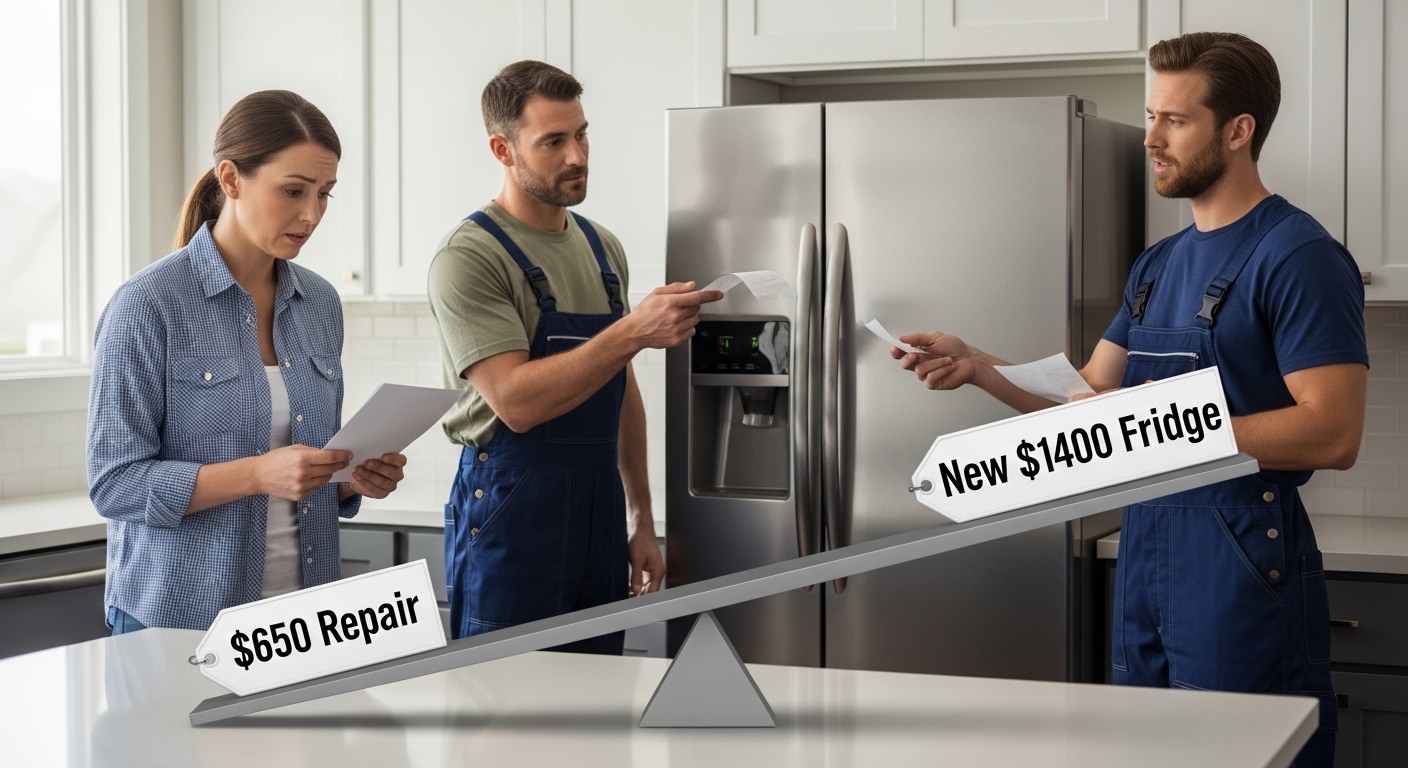 Homeowner appliance repair dilemma