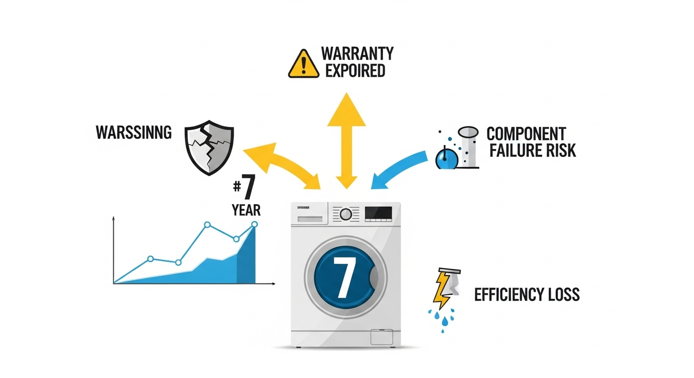 Infographic on the seven year appliance perfect storm