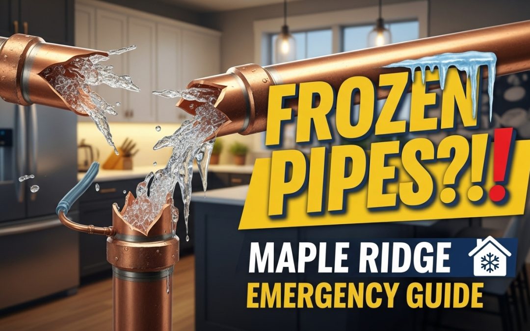 How Cold Weather Freezes and Breaks Appliance Water Lines: Emergency Prevention Guide for Maple Ridge Homeowners
