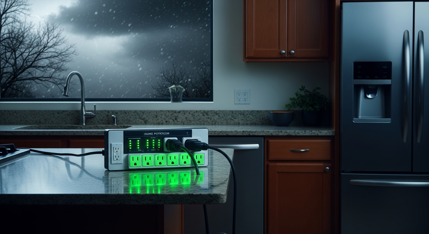 Surge protector providing safety for household appliances