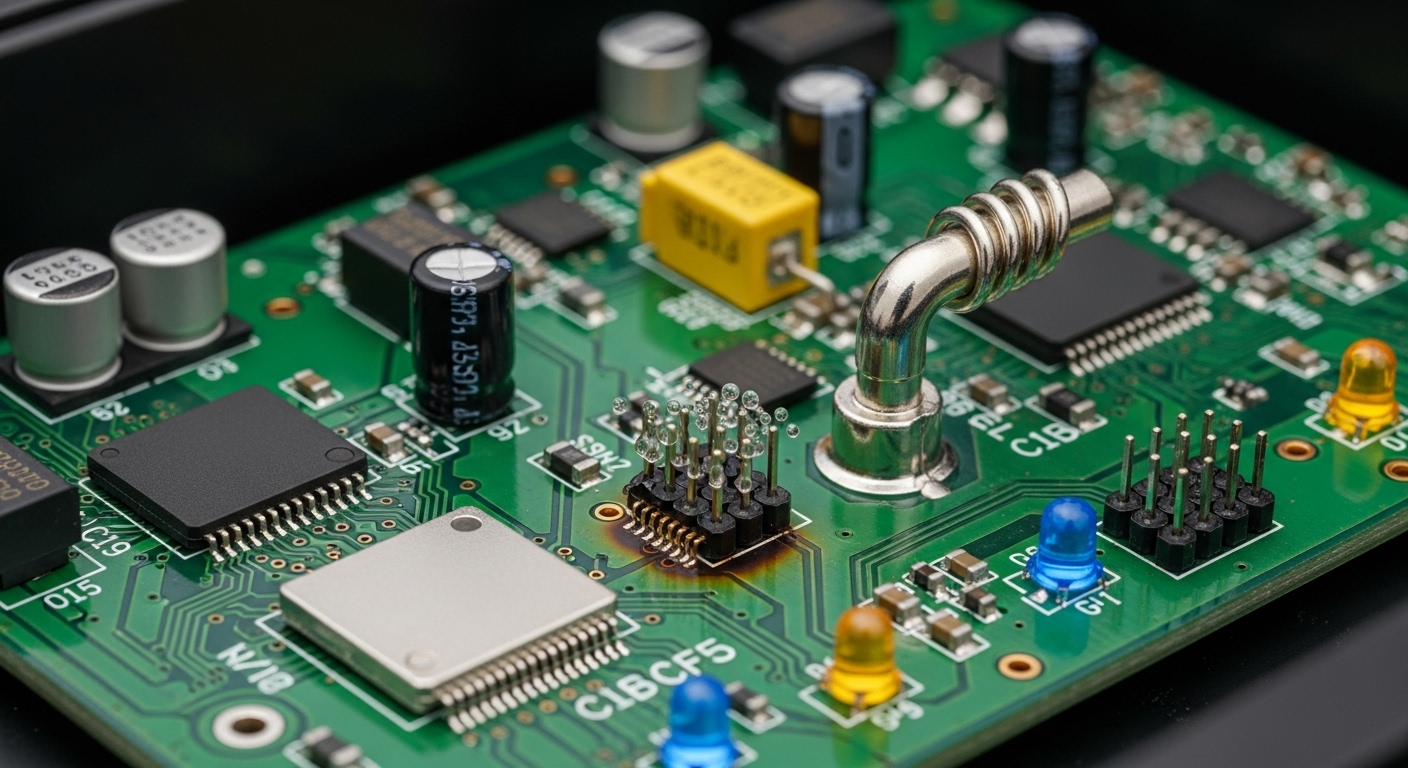 Complex smart appliance circuit board failure