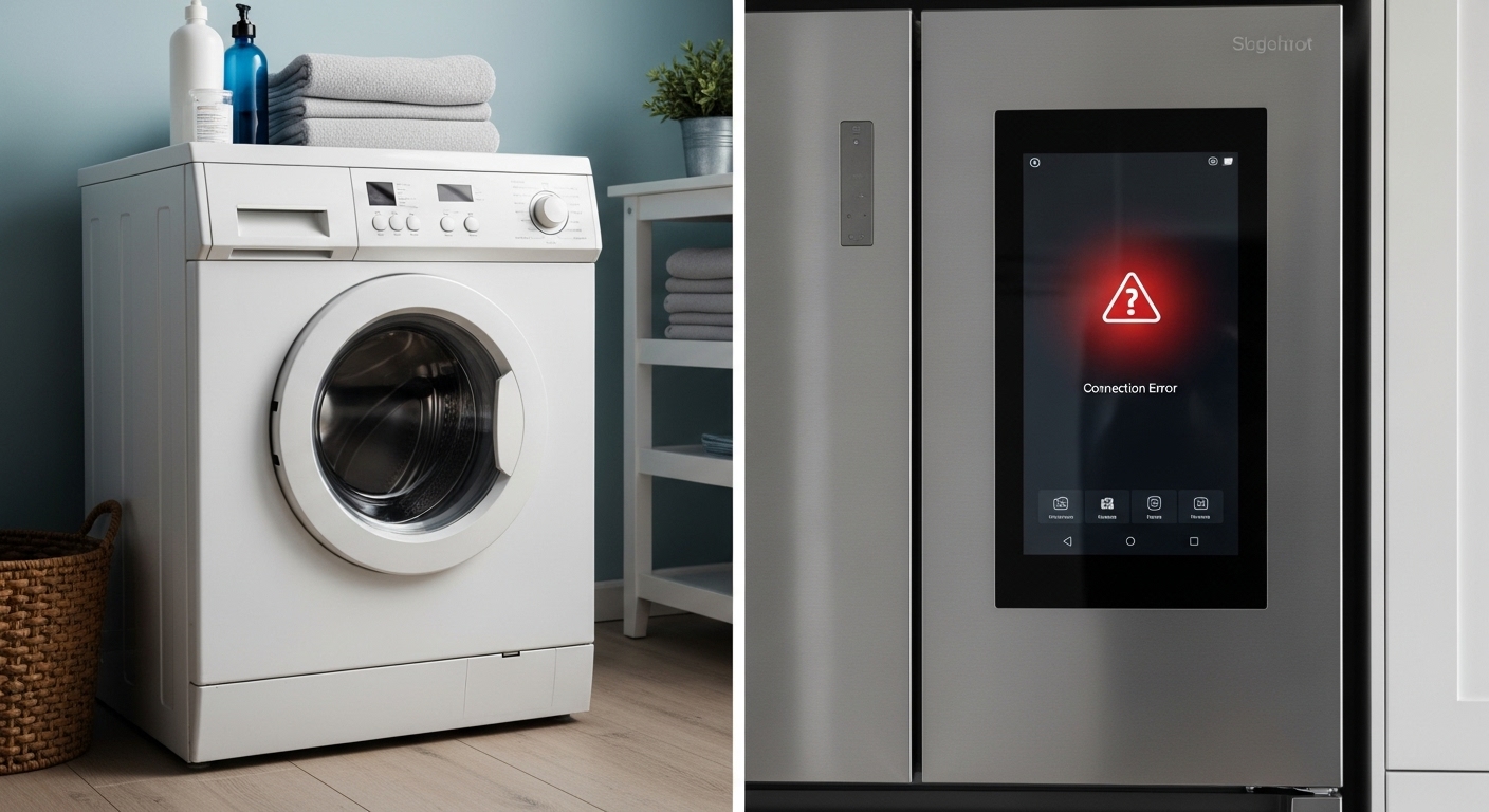 Smart fridge vs old washing machine reliability