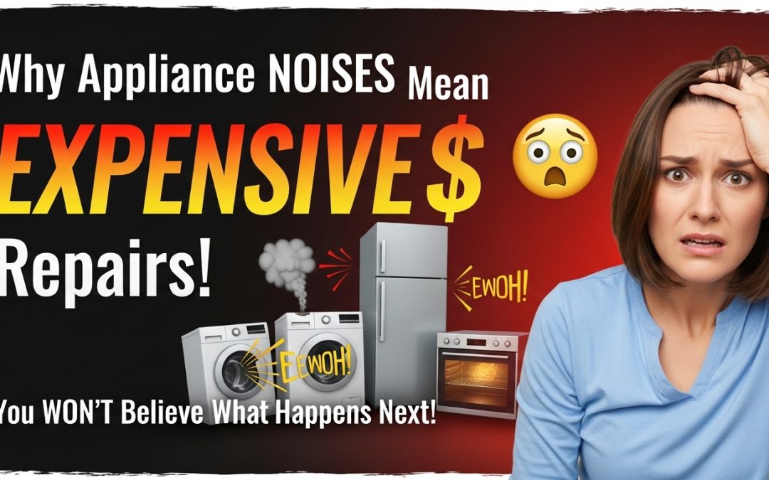 Why Appliance Noises Mean Expensive Repairs Are Coming