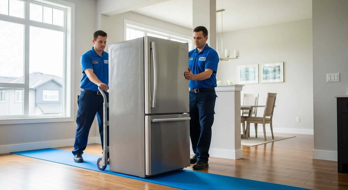 Professional appliance moving equipment used by Maple Ridge movers