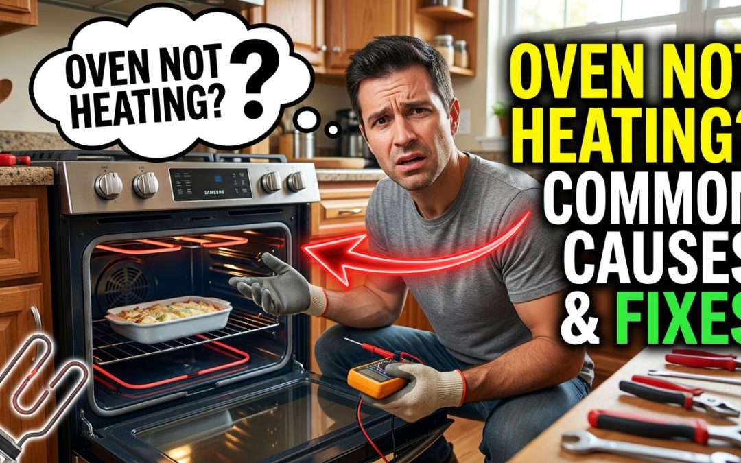 Oven not heating properly — common causes and fixes