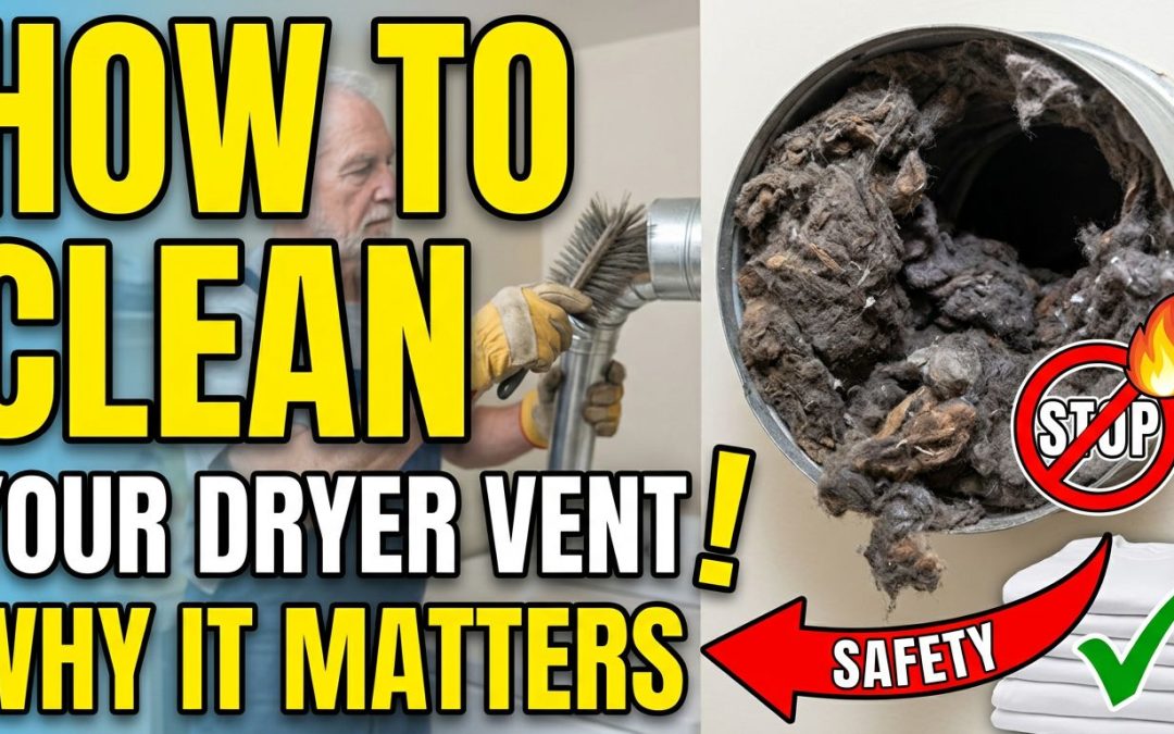 How to clean your dryer vent and why it matters